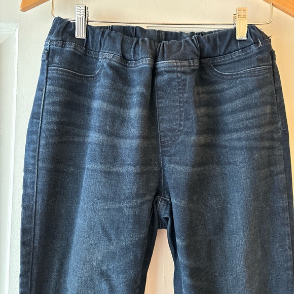 Eileen Fisher Blue Denim Jeans Jeggings S Pull on - Picture 6 of 7